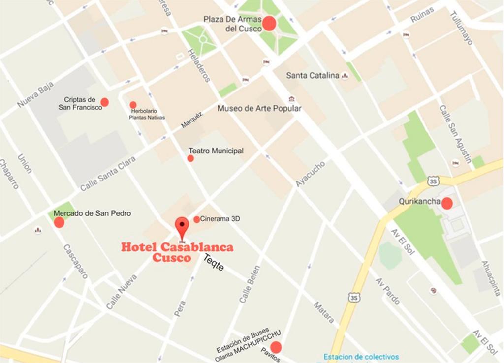 Hotel Casablanca Cuzco Zewnętrze zdjęcie